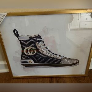 NWT Sneaker Wall Art